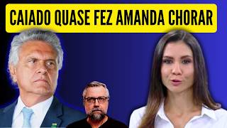 Amanda Klein tentando justificar o ataque da Esquerda a policiais