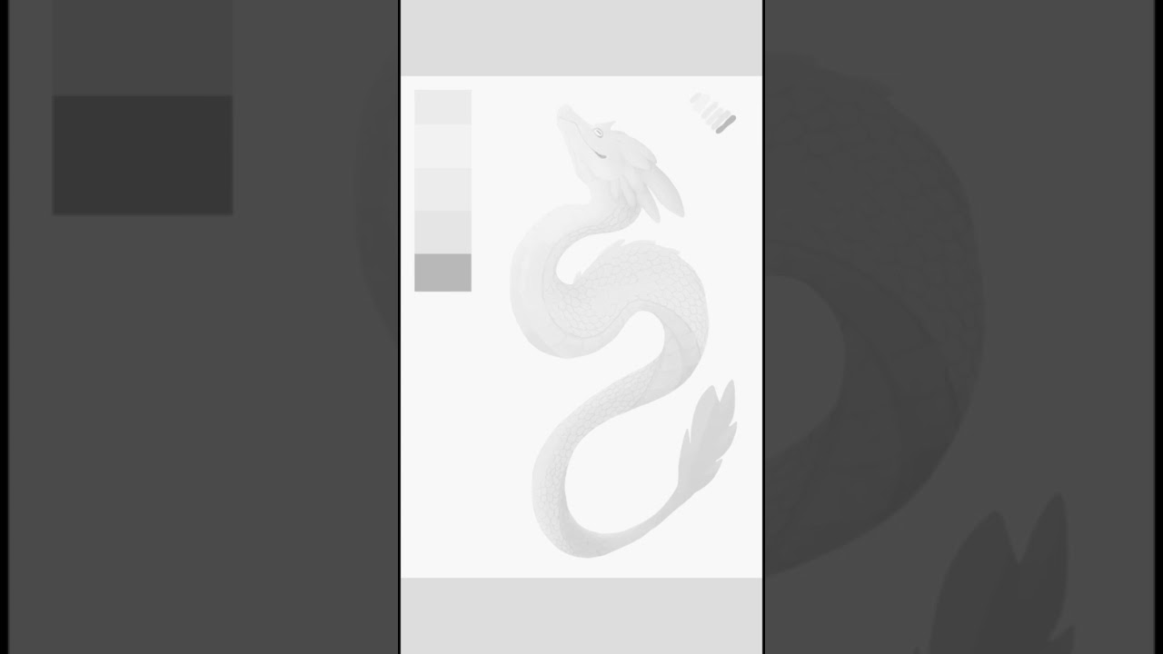 Gray scaled challenge but it's on Ibis Paint 