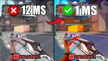 HOW TO LOWER YOUR INPUT LATENCY IN VALORANT *UPDATE*🔥