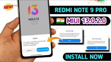 How To Install Miui 13.0.2.0 Redmi Note 9 Pro No Data Loss no Twrp | Redmi Note 9 Pro New Update