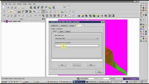 GRASS in QGIS and NVIZ