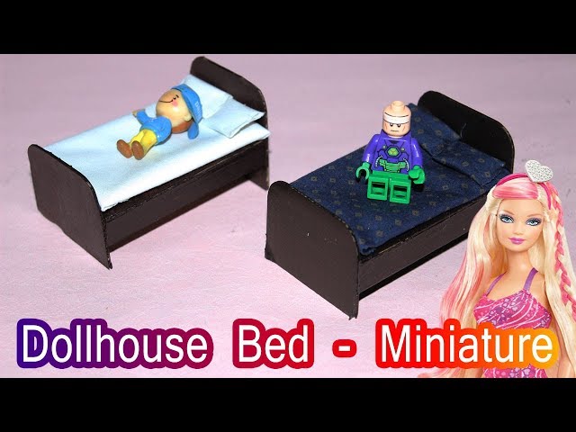 Arts & Crafts for Kids How to make a Barbie Bed, How to mak…