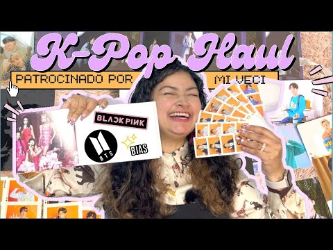 Super K-POP Haul UNBOXING gracias a mi vecina coreana, BTS y BlackPink, Army Blink