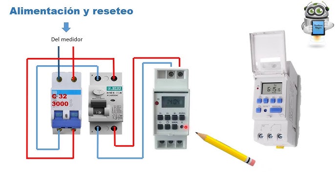 protector de tension 30 amperes para riel din elibet elitron