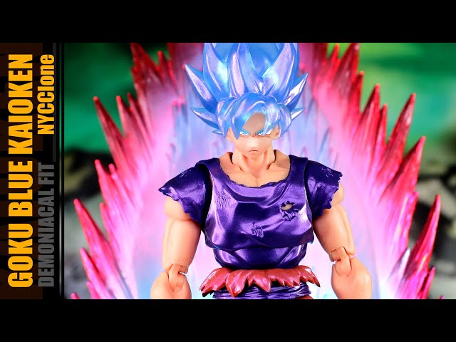 Goku Super Saiyajin Blue Kaioken Demoniacal Fit - Shining Soul Restock (DF)  SHF - Review PT-Br 