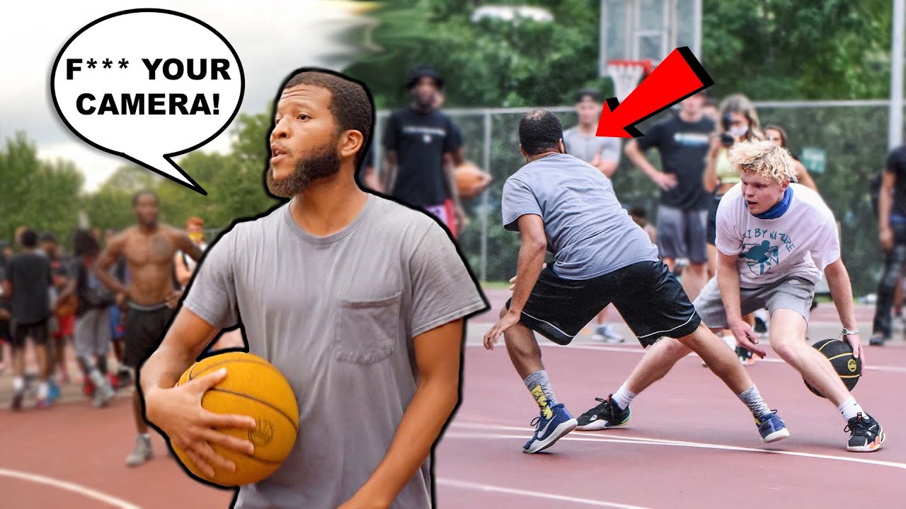 Trash Talker Doesn’t Give A F*** About The Cameras! 5v5 Basketball In Charlotte!