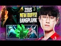 ZEUS TRIES GANGPLANK WITH NEW BUFFS! - T1 Zeus Plays Gangplank TOP vs Sion! | Season 2022