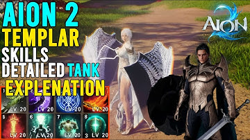 AION 2 Templar (Tank) Skills and Gameplay Detailed Review | By Veteran Chanter Player | Korea