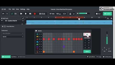 BandLab Tutorial: Using the Drum Machine part 2