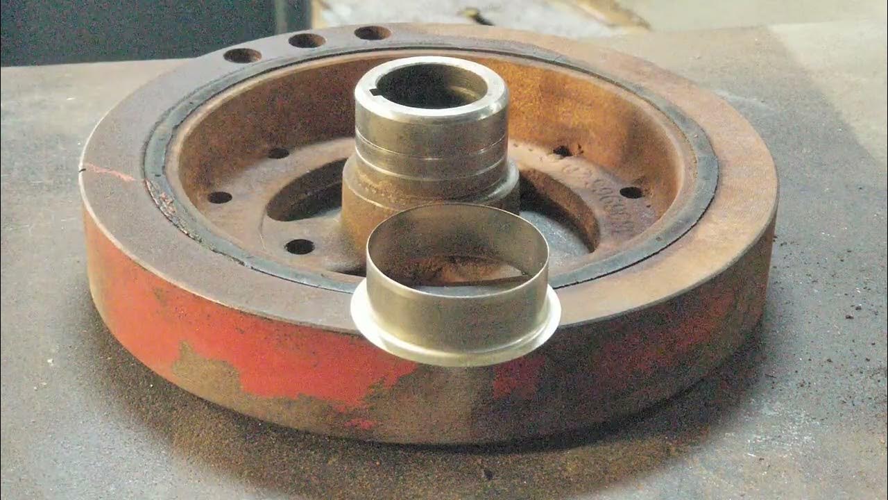 How to install the harmonic balancer sleeve. 21st segment of Doctor