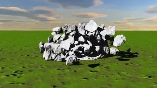 Explosion Test in LightWave 11.6 with Bullet Dynamics