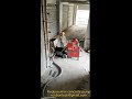 Roobon mini portable trailer concrete pumpideal for indoor and outdoor fine concrete placing