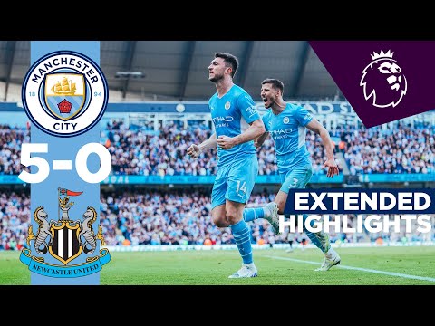 EXTENDED HIGHLIGHTS | Man City 5-0 Newcastle | Sterling double, Laporte, Rodri &amp; Foden goals!