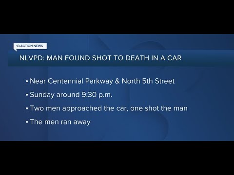 Police: Man shot, killed in car in North Las Vegas parking lot - YouTube
