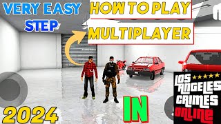 How to play offline multiplayer in los angless crime |how to play multiplayer in Lac |THEGAMER|