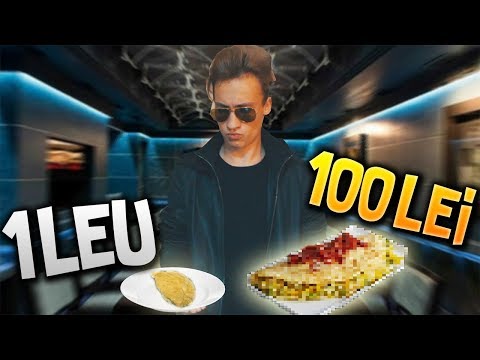 OMLETĂ DE 1 LEU VS OMLETĂ DE 100 DE LEI ! (care e mai bună?)