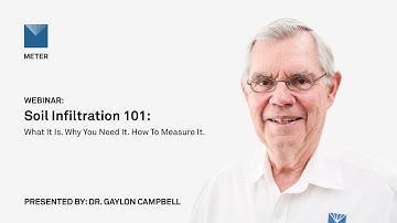 Webinar—Soil infiltration 101: What it is. Why you need it. How to measure it.