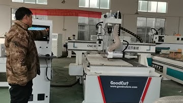 GoodCut Multifunctional 1325 Cnc Router with Saw Blade for Wood Plate Engtaving and Cutting
