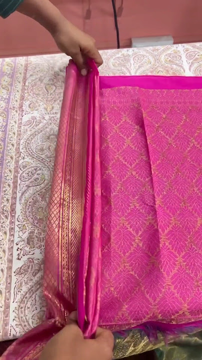 Saree pre pleating💕