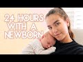 24 Hours With A Newborn / Going Through Her First Leap *VLOG*