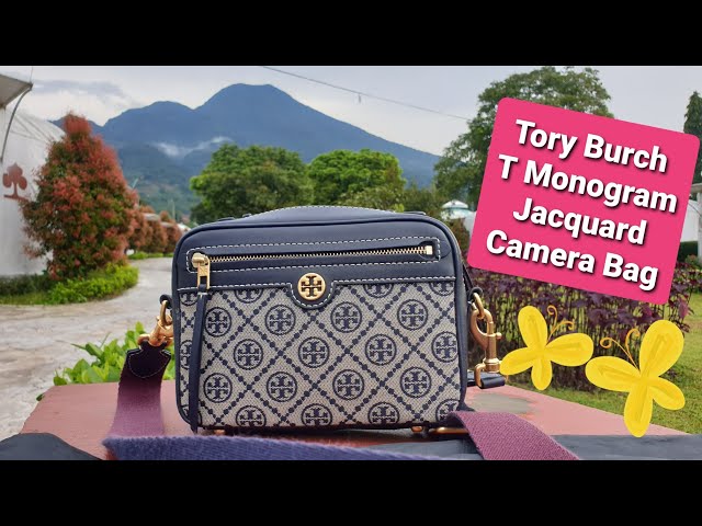 Shop Tory Burch T Monogram Jacquard Camera Bag