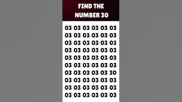 Find Odd Numbers 30 #shorts #trending #numbers #braintest #iqtest #maths #challenge #ytshorts