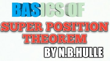 Lecture 11 Basics of Superposition Theorem by Mr. N. B. Hulle
