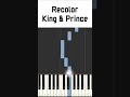 Recolor/King &amp; Prince #piano #kingandprince #shorts
