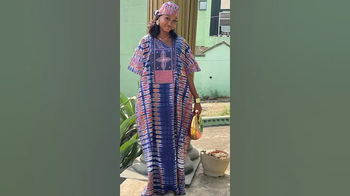 African fashion | Rich Aunty/Bubu Gown Styles | Boubou/Kaftan Styles with Fringes #trendingfashion