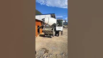 luzun factory self loading concrete mixer truck