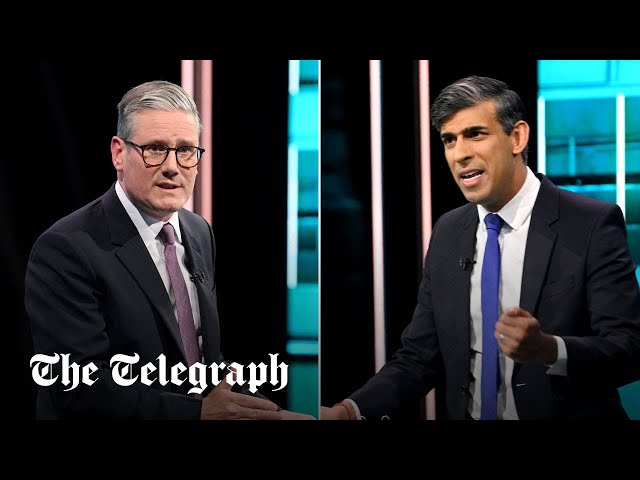 Sunak vs Starmer general election debate: Starmer refuses to deny Labour would raise taxes by £2,000 class=