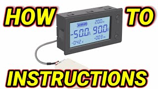 RV Battery Monitor Instructions Aili Drox Battery monitor how to