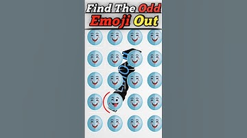 Memory Test 🤯 || Find The Odd Emoji Out || Emoji Puzzle Quiz🥸 || part 13 ||  #shorts #quiztime