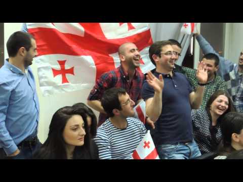 საქართველოს საელჩოში ევროვიზიის გულშემატკივრები :)