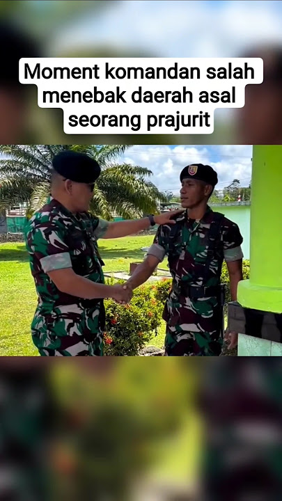 KOMANDAN SALAH MENEBAK ‼️#tni #militer #tentara
