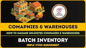 How To Manage Companies & Warehouses in Batch Inventory | Best & Simple Stock Management | Rappid