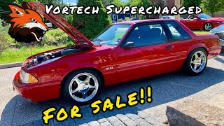 VORTECH SUPERCHARGED FOXBODY NOTCH || Mustang Walk-Around || FOR SALE!