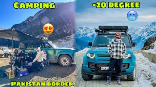 -20 Degree Mai Frozen Lake K Pass Ki Camping Near Pakistan Border 🥶 Sab Kuch Jam Gya | Gurez Valley