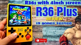 R36 Plus Handheld Review , R36S With 4Inch Screen