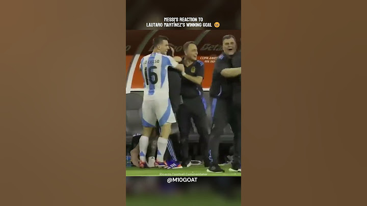 Messi's reaction to Lautaro Martínez's winning goal 🥹#messi #argentina #copaamerica #copaamerica2024
