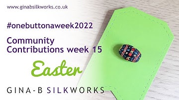Easter - One Button a Week 2022 - week 15 - original artist buttons