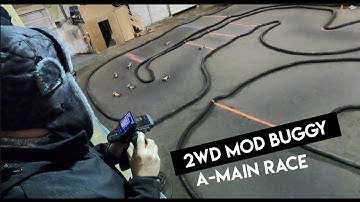 A-MAIN Nervous Mistakes! 2WD MOD Buggy A-MAIN with Yokomo YZ2 DTM3 - Netcruzer RC