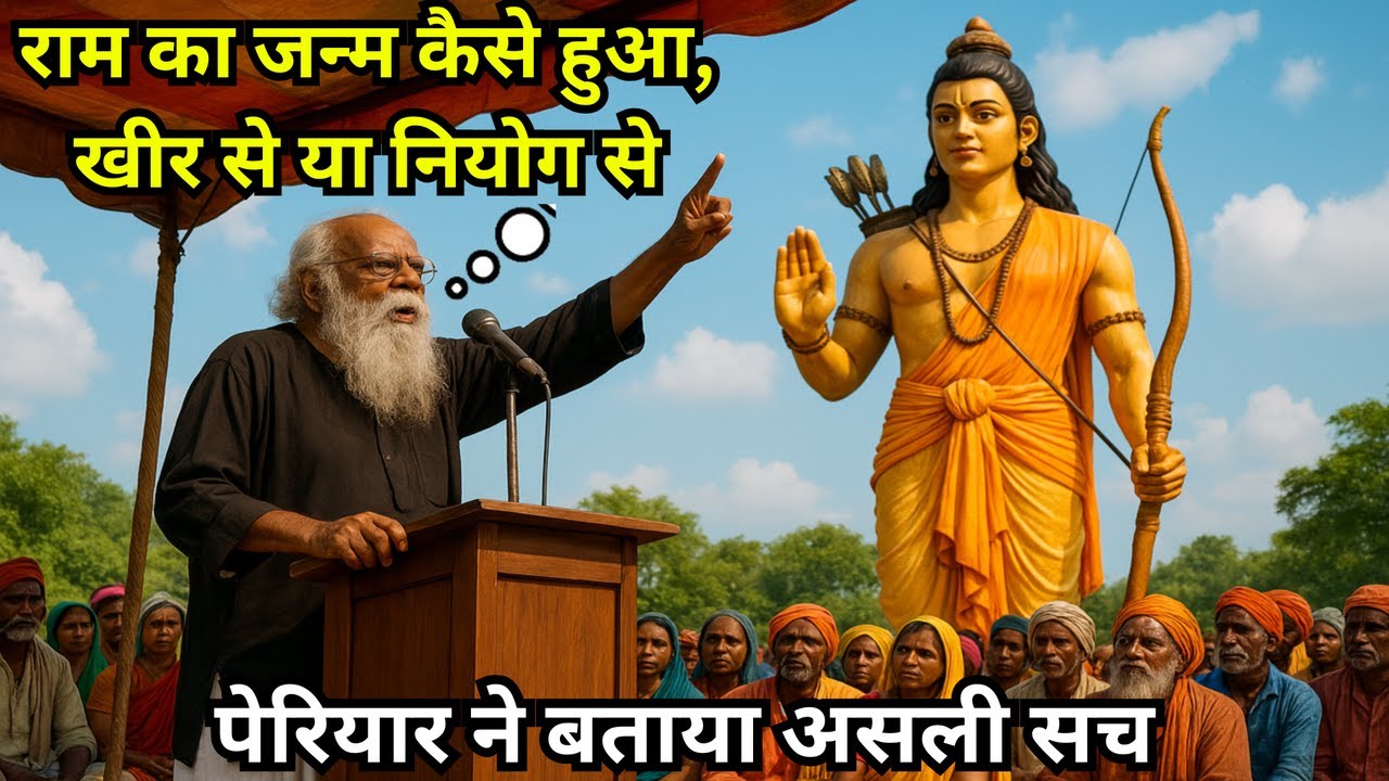 पेरियार कहते हैं कि राम का जन्म कैसे हुआ, खीर से या नियोग से | पेरियार करते हैं राम का भंडाफोड़