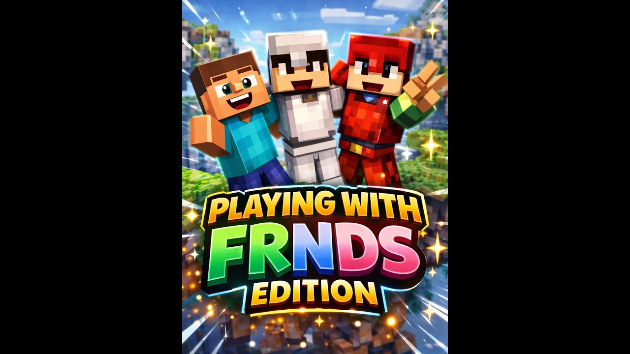 Playing with my friends part 2 in skywars!