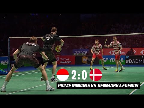 Prime Minions vs Denmark&#39;s Legends | Kevin SANJAYA/Marcus GIDEON vs BOE/MOGENSEN