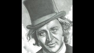 Gene Wilder as Willy Wonka A Dredfunn Mechanical Pencil Portrait