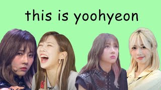 this is: yoohyeon 🐶 (2021)