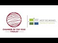 Chamber of the year 2022 finalist category two west des moines chamber of commerce