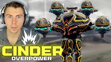 Most INSANE Cinder Build Ever... Cinder Ue Nodens Vaporizing Groups Of Enemies | War Robots