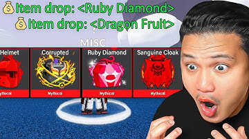 Ik heb 100 RODE GACHA gegooid om ALLE items in Blox Fruits te krijgen